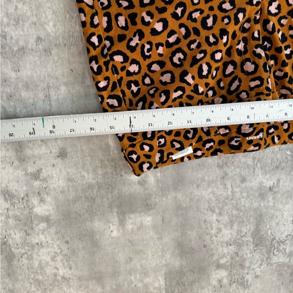 Leopard cheetah print pixie pants career wear trousers work 8 - Picture 4 of 4